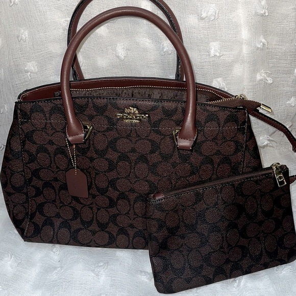 Coach Signature Lillie Carryall Handbag - Picture 3 of 5